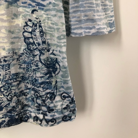 Blue T-Shirt with Built in Tank Top - Picture 5 of 8